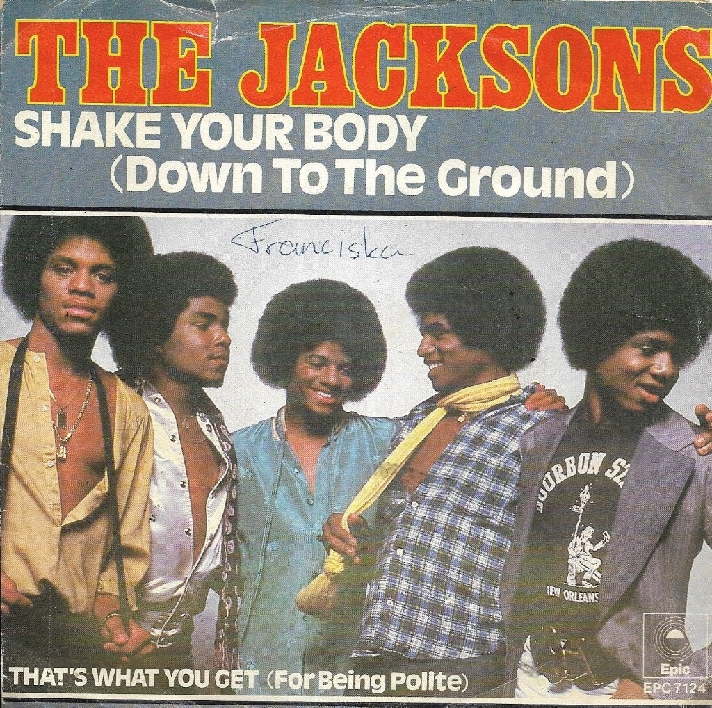 The Jacksons-Shake your body, Gebruikt, 7 inch, Pop, Fotohoes