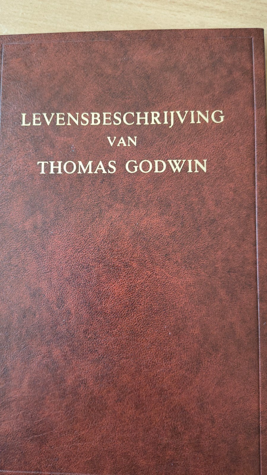 Levensbeschrijving van Thomas Godwin, Christendom | Protestants, Ophalen of Verzenden, Zo goed als nieuw, Thomas Godwin