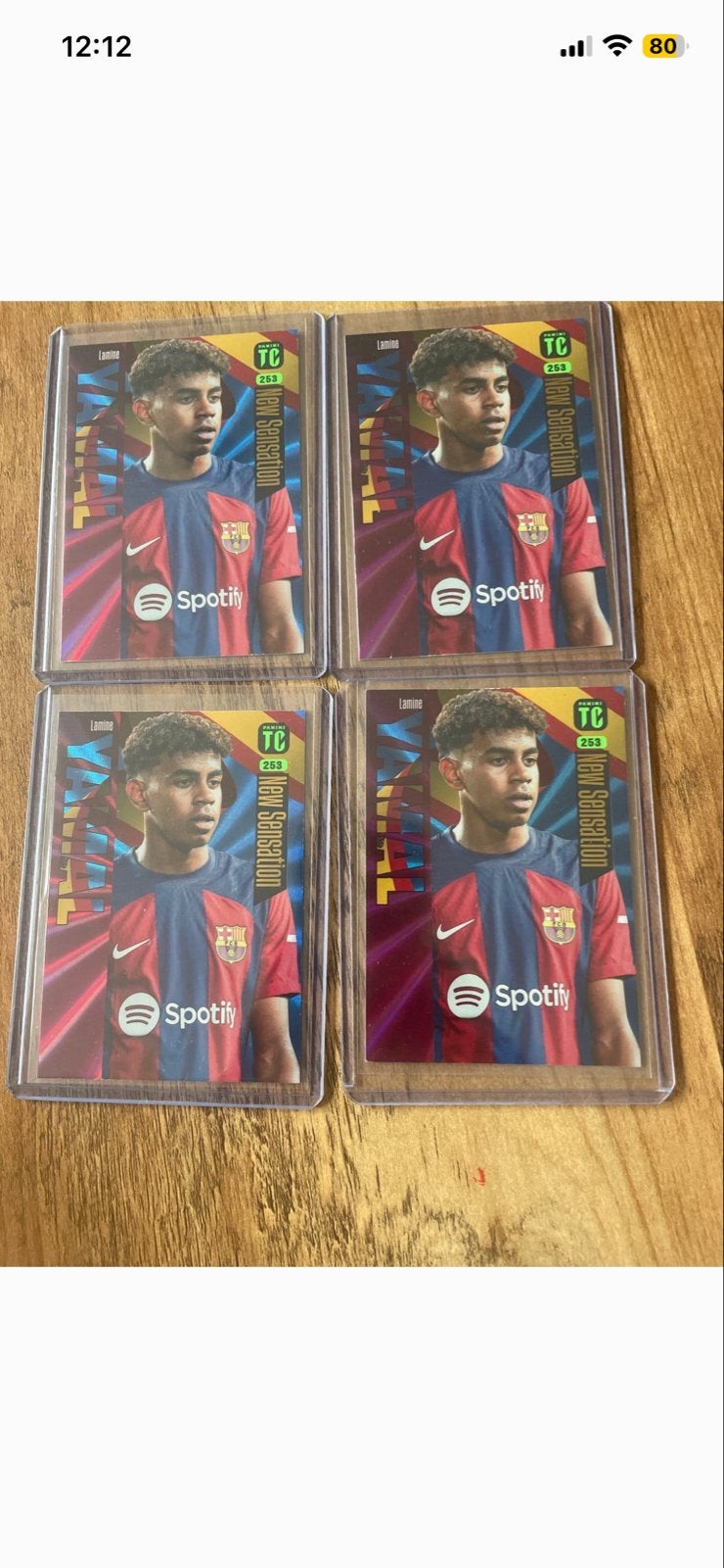 Panini Lamine Yamal New Sensation FC Barcelona voetbalkaarte, Verzamelen, Ophalen of Verzenden, Zo goed als nieuw, Buitenlandse clubs