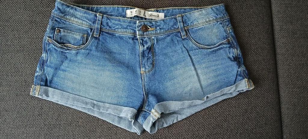 Blauwe denim shorts, Denim Co, maat 40, Maat 38/40 (M), Kort, Blauw, Ophalen of Verzenden