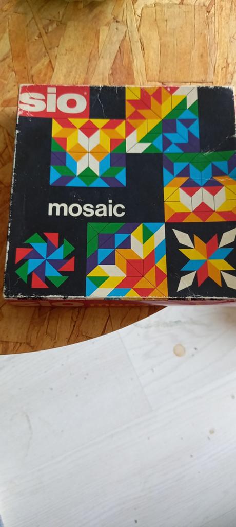 Mosaic doos, 90 stukken, jaren '60, Ophalen of Verzenden