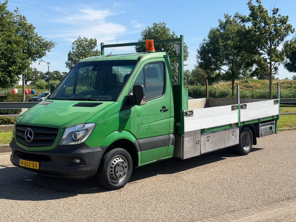 Mercedes-Benz Sprinter 519CDI Openlaadbak Automaat Airco Nav, Auto's, Automaat, Gebruikt, Euro 6, 190 pk