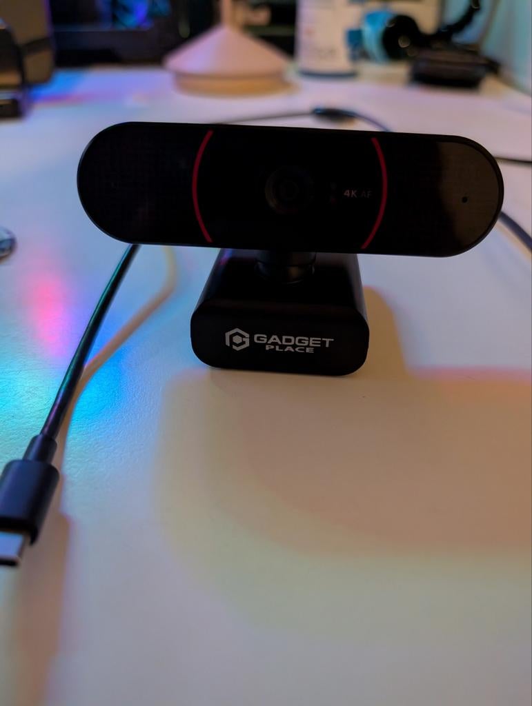 Webcam GADGET PLACE 4K AF, Computers en Software, Webcams, Ophalen of Verzenden