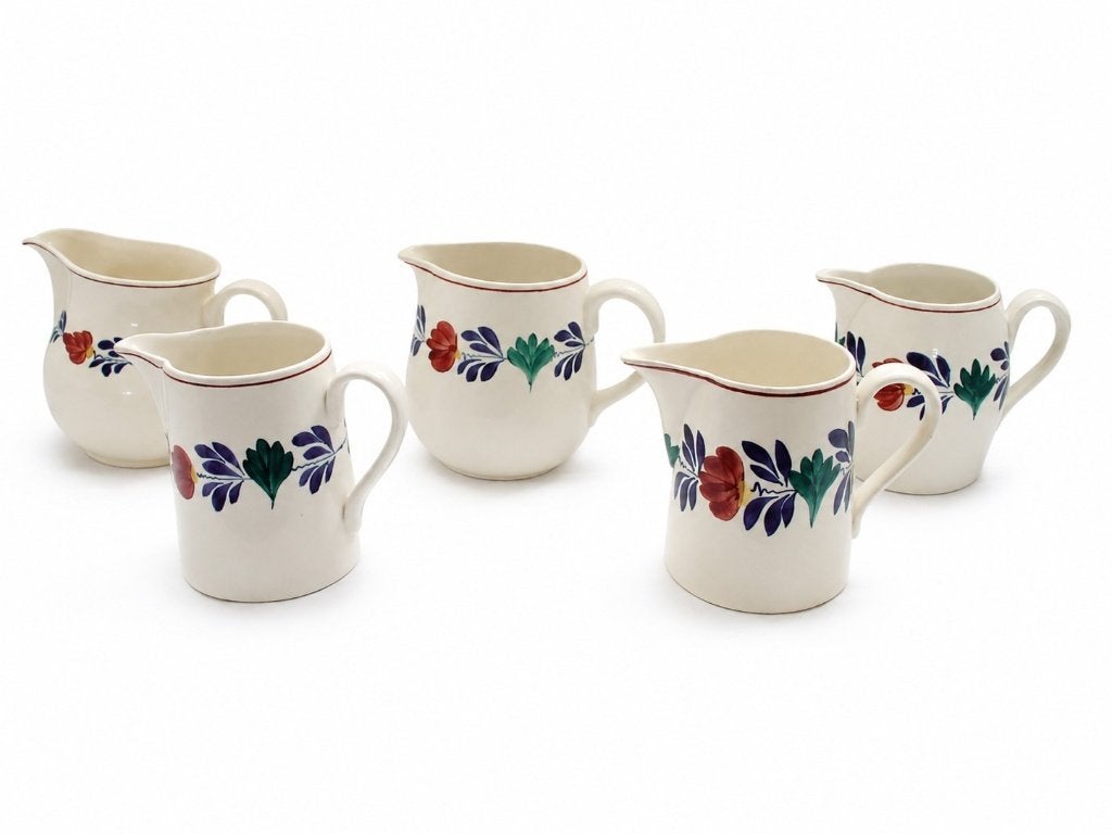 Collectie Boerenbont melkkannen Societe en Regout, Ophalen of Verzenden