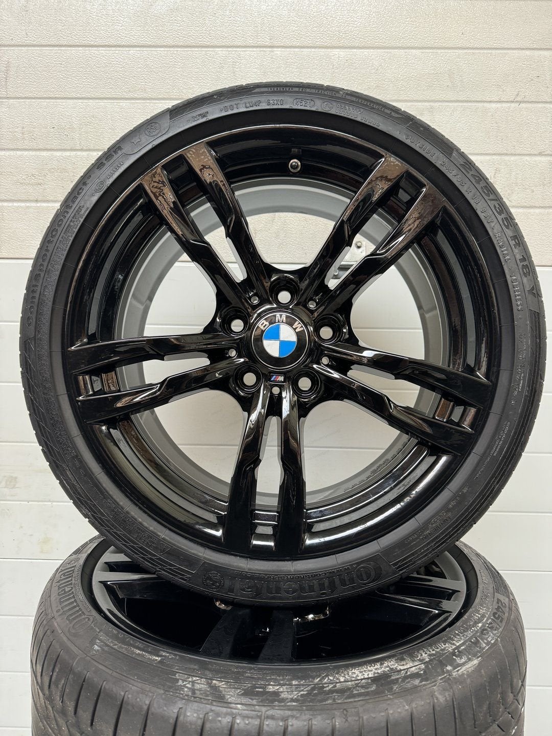 18’’ BMW 3 SERIE 4 SERIE F30 F31 F32 F33 F36 VELGEN ZOMERBAN, Auto-onderdelen, Banden en Velgen, 18 inch, Gebruikt, -, -