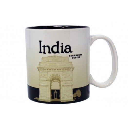 # Starbucks koffie collector series mok India, Gebruikt, Overige stijlen, Aardewerk, Mok
