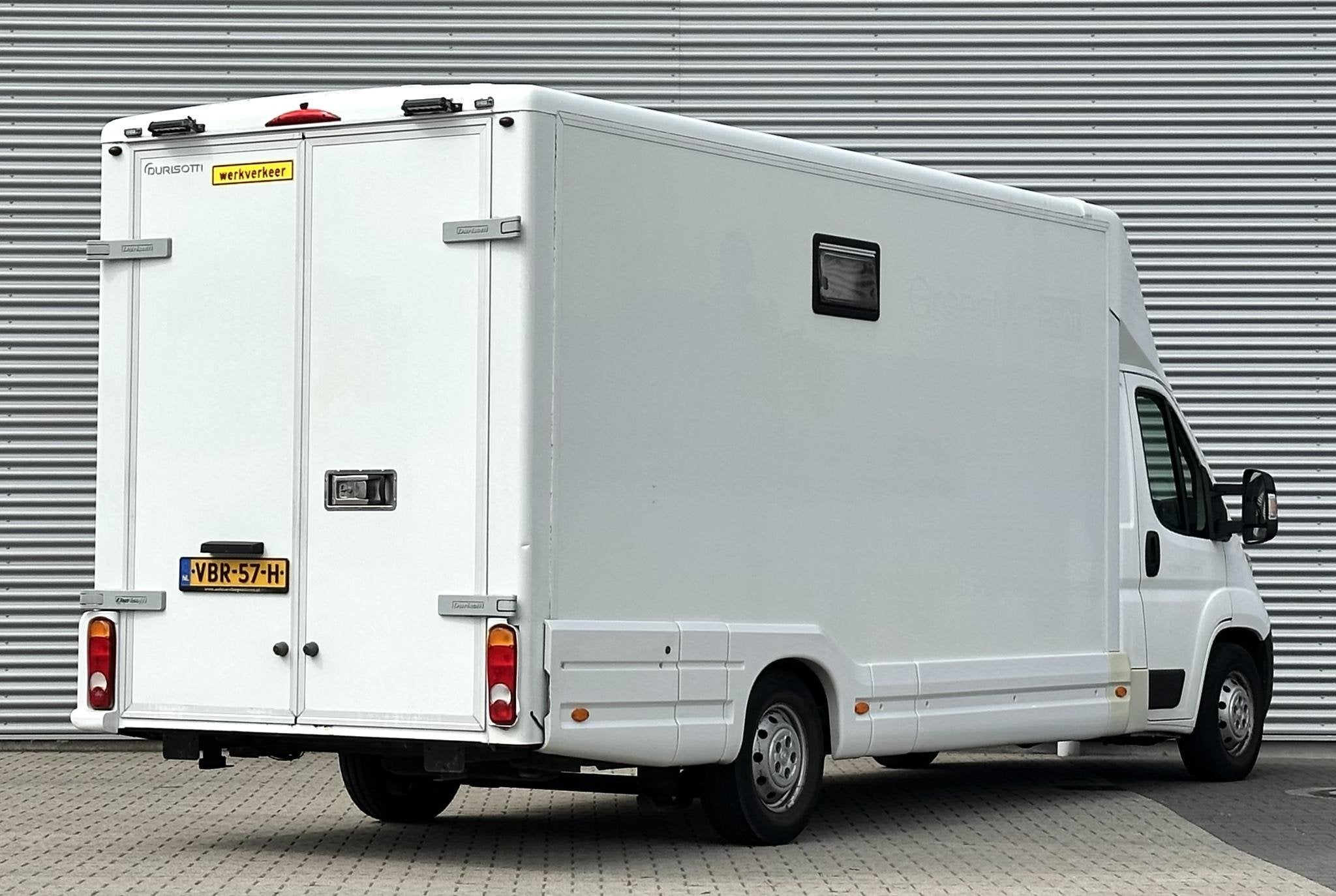 Peugeot Boxer 435 2.0 BlueHDI L4 Durisotti opbouw Mooie staa, Voorwielaandrijving, Gebruikt, 4 cilinders, Origineel Nederlands