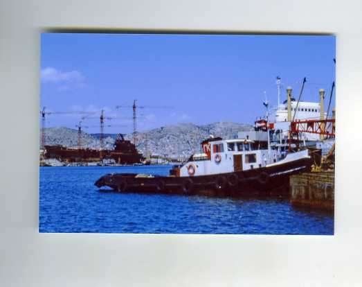 scheepvaart-foto-griek ?-ned geb, Ophalen of Verzenden, Zo goed als nieuw, Motorboot, Boek of Tijdschrift