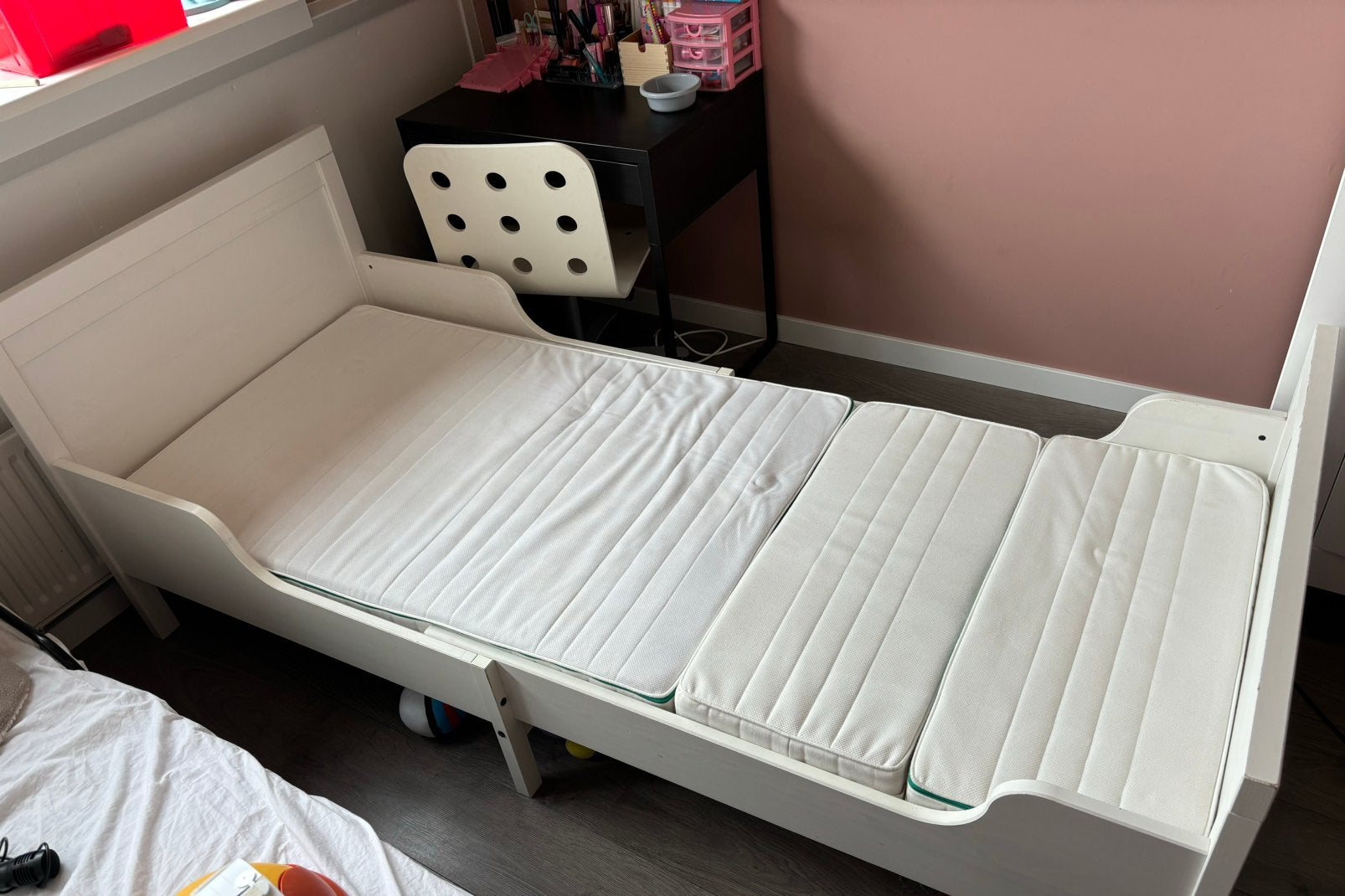 IKEA Sundvik meegroeibed 80x200 met matras, Gebruikt, 70 tot 85 cm, 180 cm of meer, Ophalen