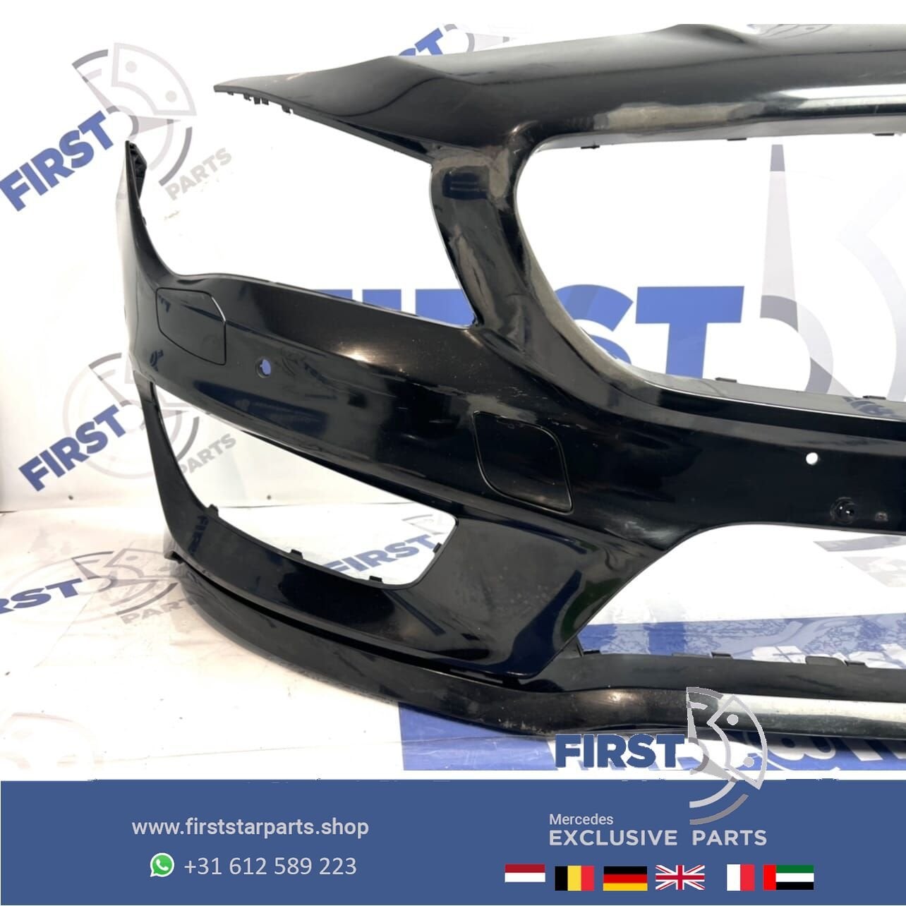 W117 45 AMG Voorbumper 2015 CLA45 bumper PDC OEM, Gebruikt, -, Voor, Ophalen of Verzenden