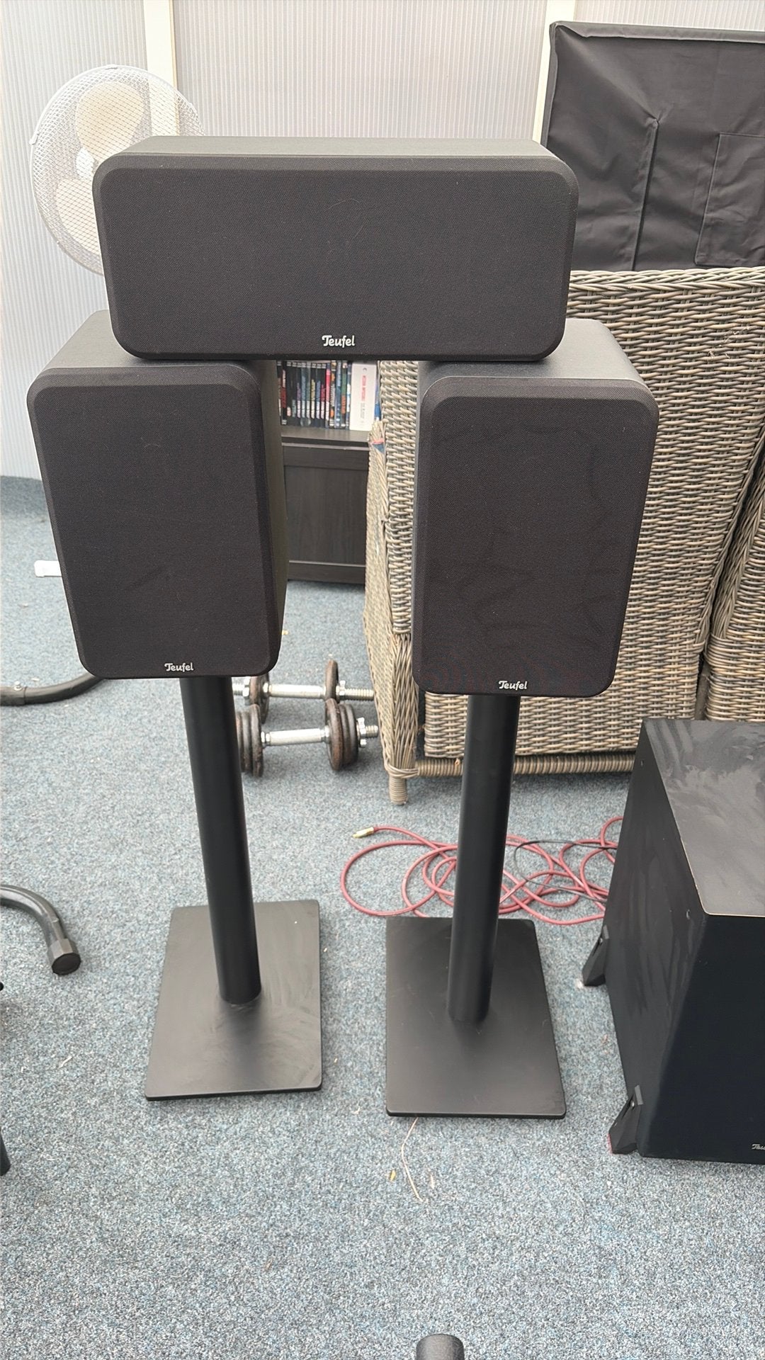 Teufel 7.1 set, 7.1-systeem, Gebruikt, 70 watt of meer, Overige spelers
