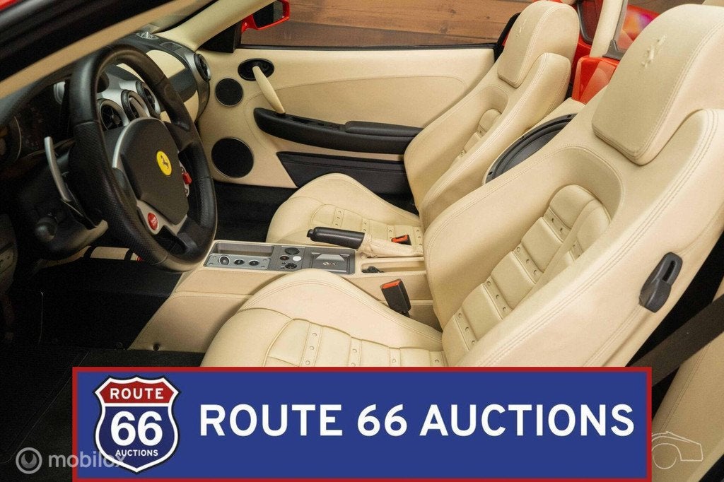 Ferrari F430 Spider F1 | 2006 | Route 66 Auctions, Auto's, Ferrari, Gebruikt, Overige carrosserieën, Zwart, Bedrijf