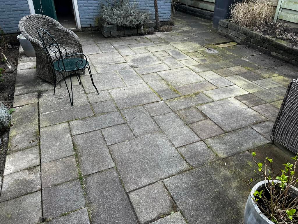 Gratis tuintegels, Tuin en Terras, Tegels en Klinkers, Ophalen, Gebruikt, Beton, Terrastegels