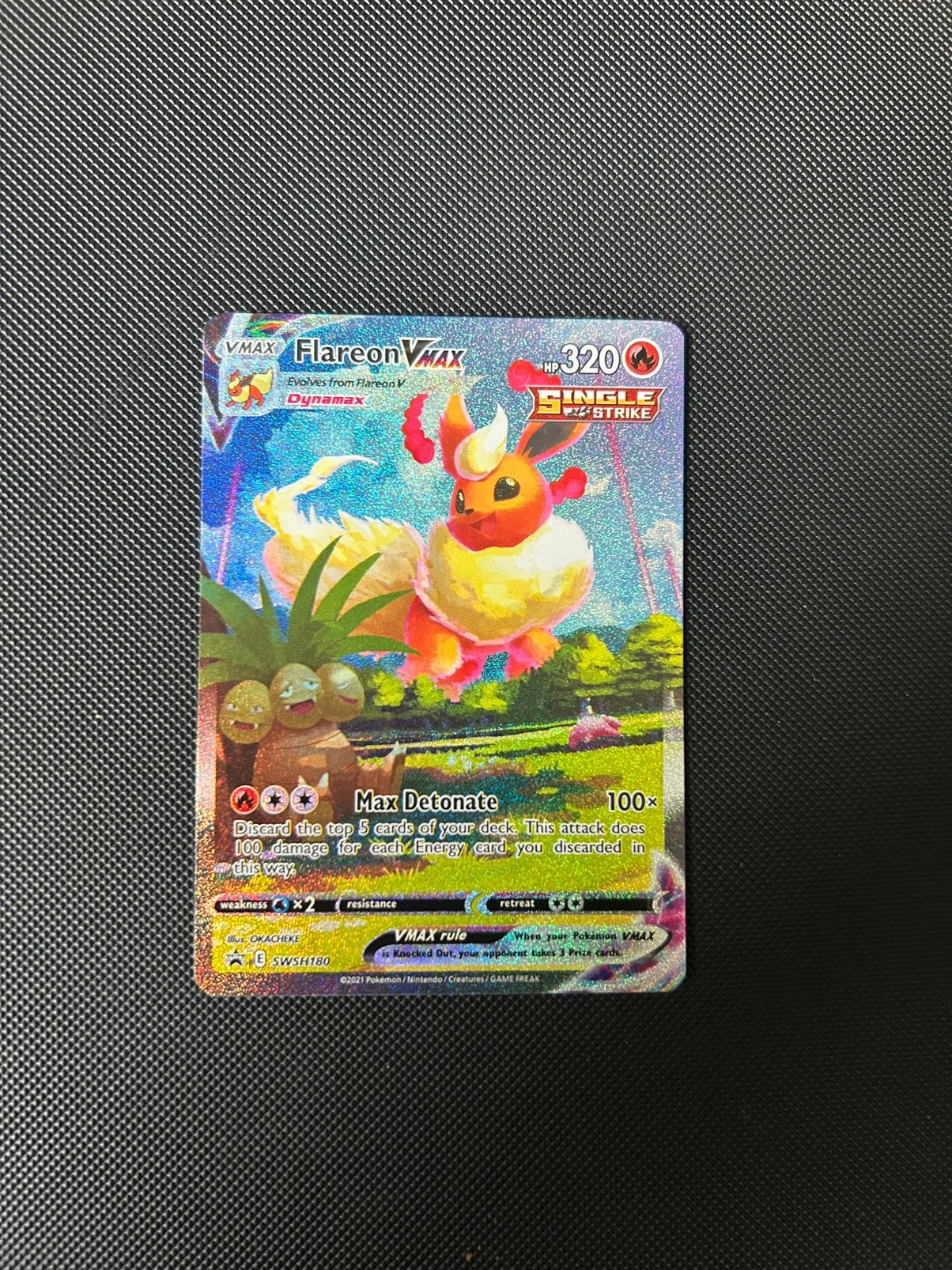 Flareon Vmax uit SWSH180, Ophalen of Verzenden, Zo goed als nieuw, Losse kaart