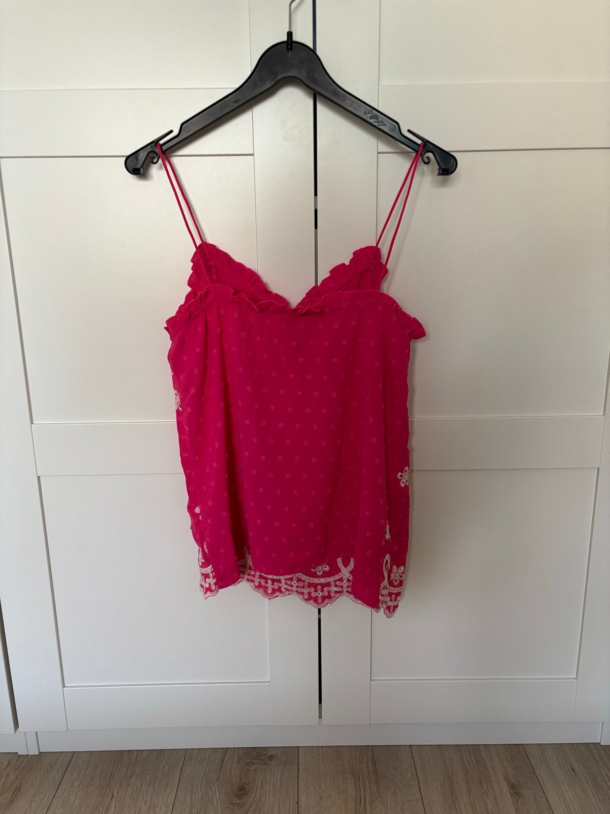 Kilky Paris roze top met borduursels - Maat S, Nieuw, Ophalen of Verzenden, Roze, Maat 36 (S)