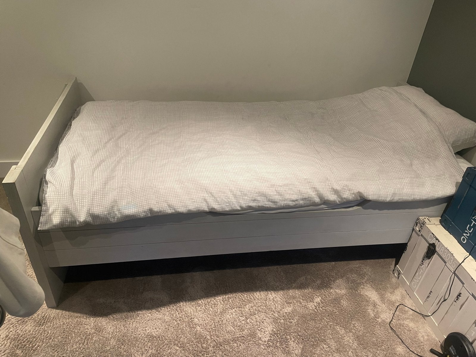 Eenpersoonsbed met Ikea lattenbodem, Ophalen, Gebruikt, 90 cm, Eenpersoons