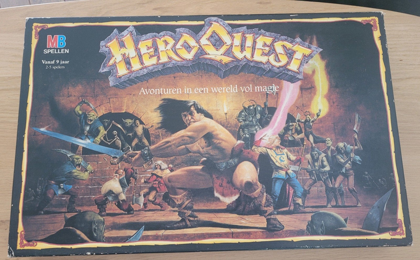 HeroQuest Bordspel - Klassiek Avontuur, Drie of vier spelers, Ophalen of Verzenden, Gebruikt, MB Spellen