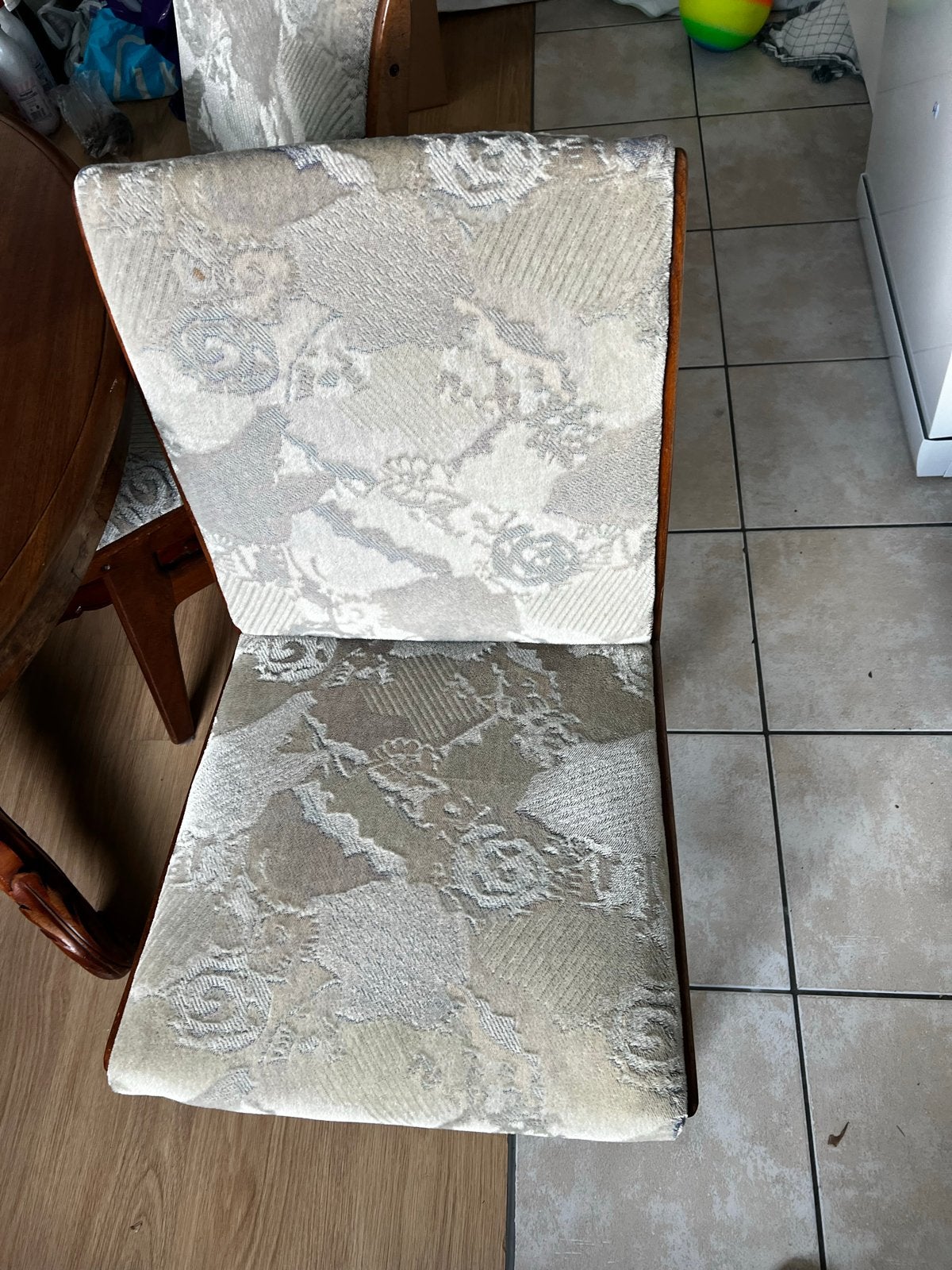 Antieke Ovale Eettafel zonder stoelen- 110x124cm, Antiek en Kunst, Ophalen