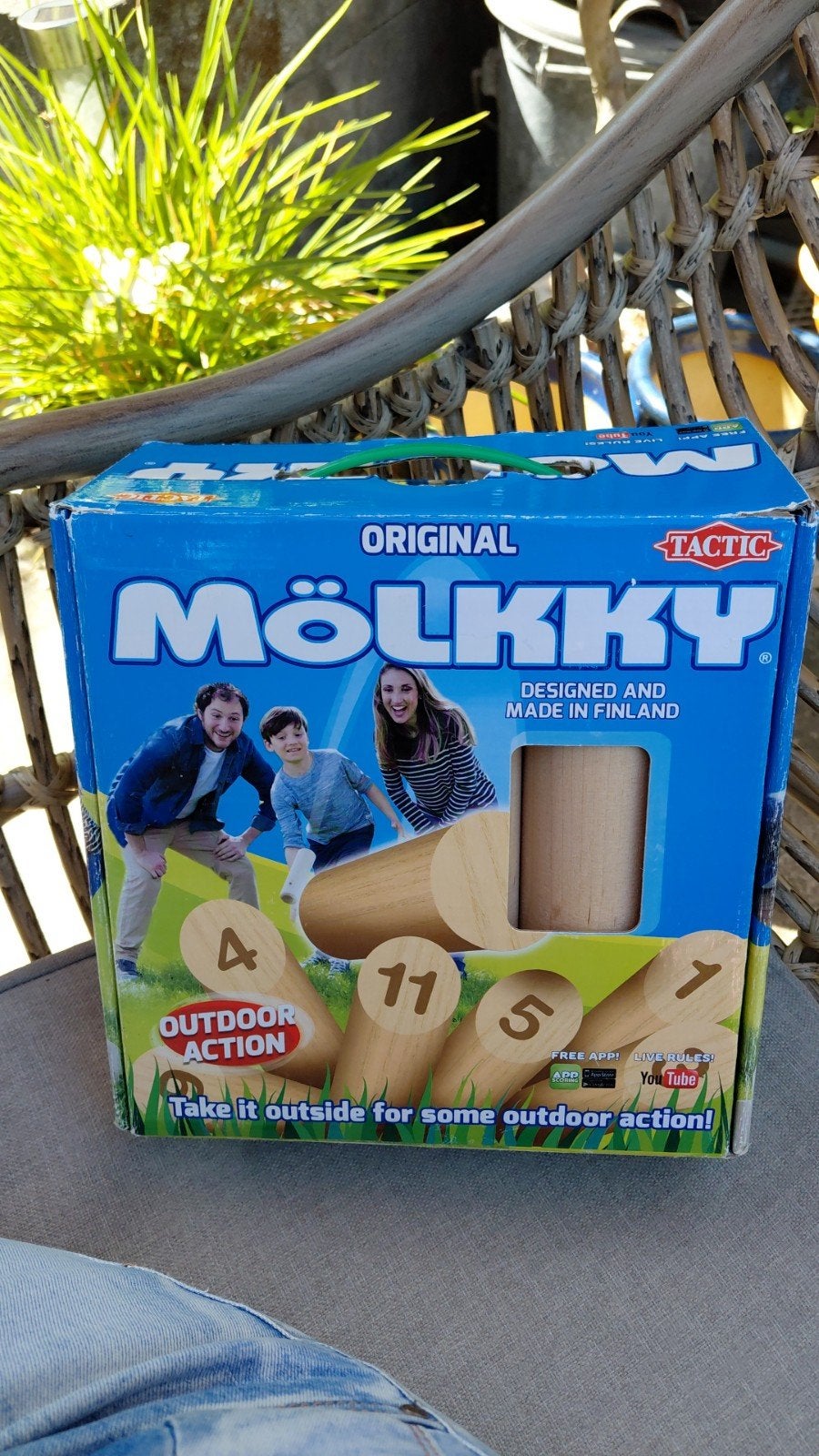Mölkky Hout KUB Spel - Zo goed als nieuw voor buiten, Ophalen of Verzenden, Zo goed als nieuw