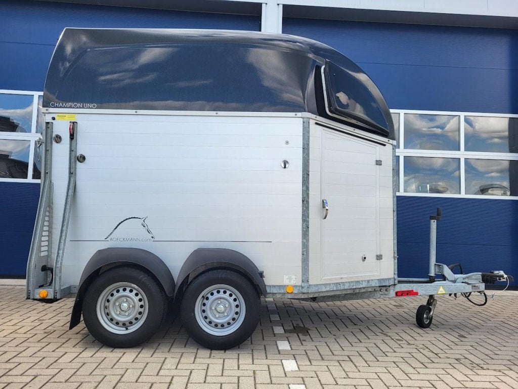 Bockmann Champion Luxe Uno 1.5 paardentrailer nieuwe banden*, Dieren en Toebehoren, Gebruikt, Aluminium, 1½-paards trailer