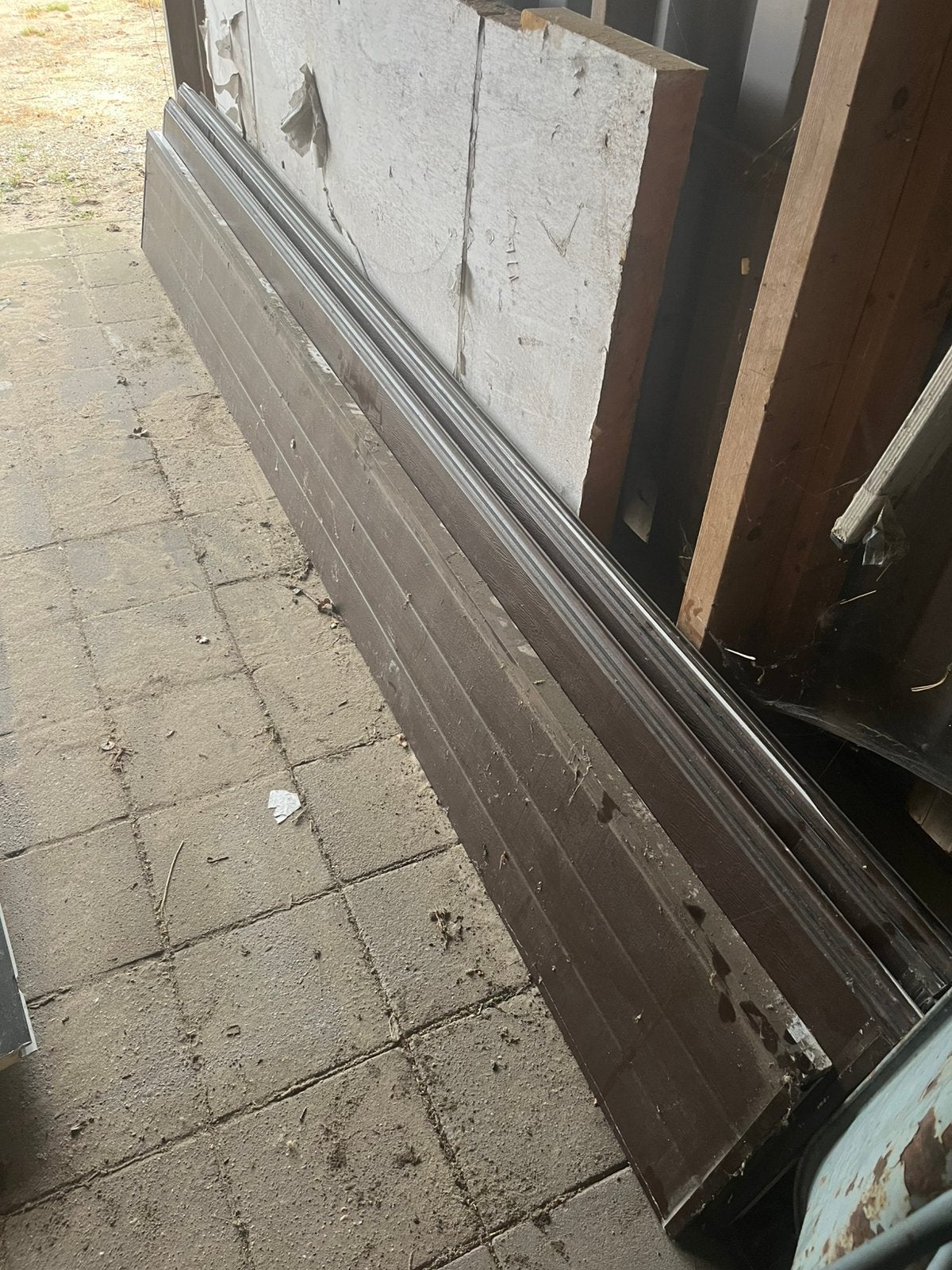 Panelen overhead deur, Ophalen, Gebruikt
