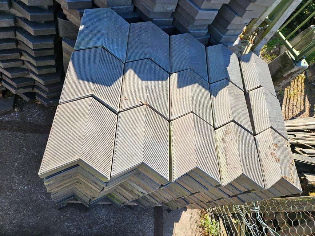 Kunstof tegels, Tuin en Terras, Tegels en Klinkers, Ophalen, Kunststof, Terrastegels