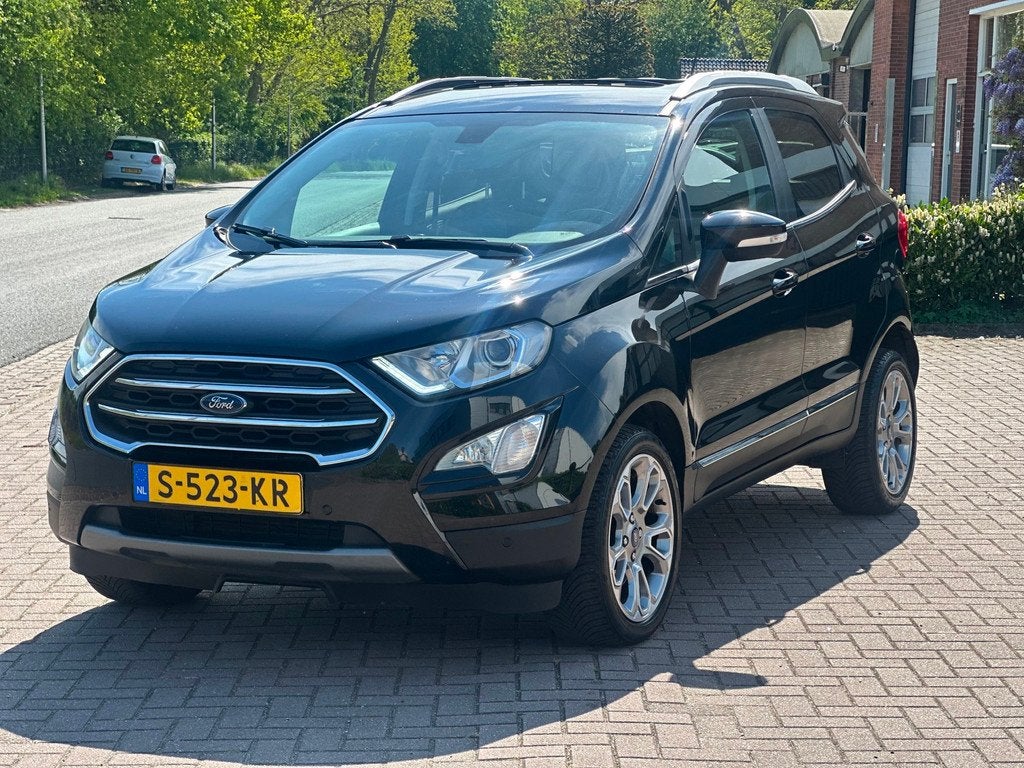 Ford EcoSport ST-Line Black | AUT | Pano | Camera | Bang & O, Auto's, Ford, 125 pk, Gebruikt, Ecosport, Leder en Stof