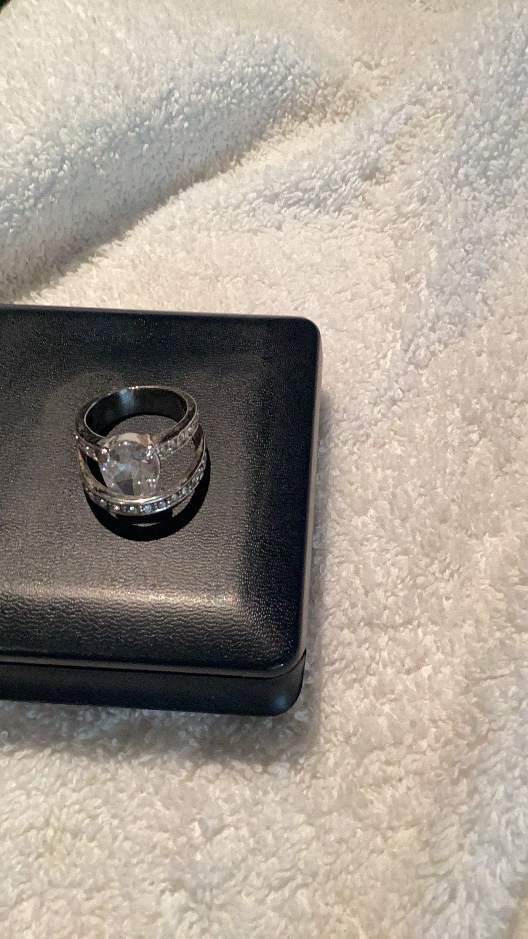 Ring, Verzenden, Zo goed als nieuw, Zilver, Dame