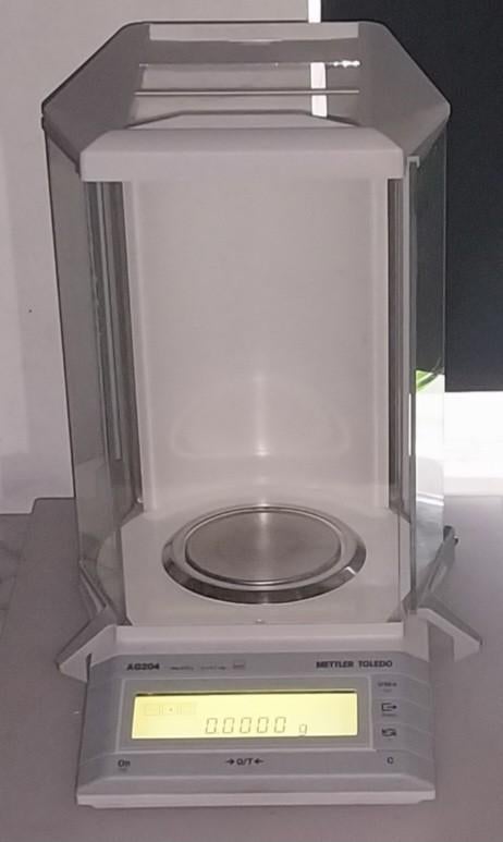 Mettler Toledo AG204 Analytische Laboratorium Balans, Ophalen, Gebruikt, Precisieweegschaal, Minder dan 50 kg
