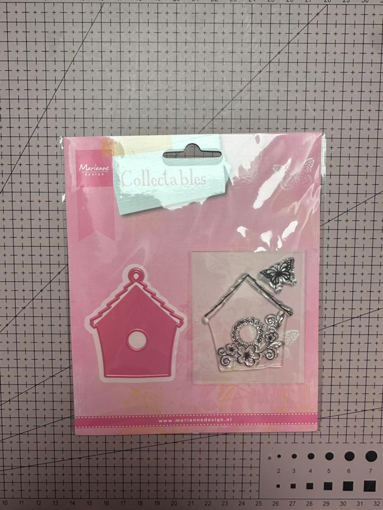 Stansje + stempel Marianne Design, Hobby en Vrije tijd, Kaarten | Zelf maken, Ophalen of Verzenden, Nieuw, Overige thema's, Pons of Mal