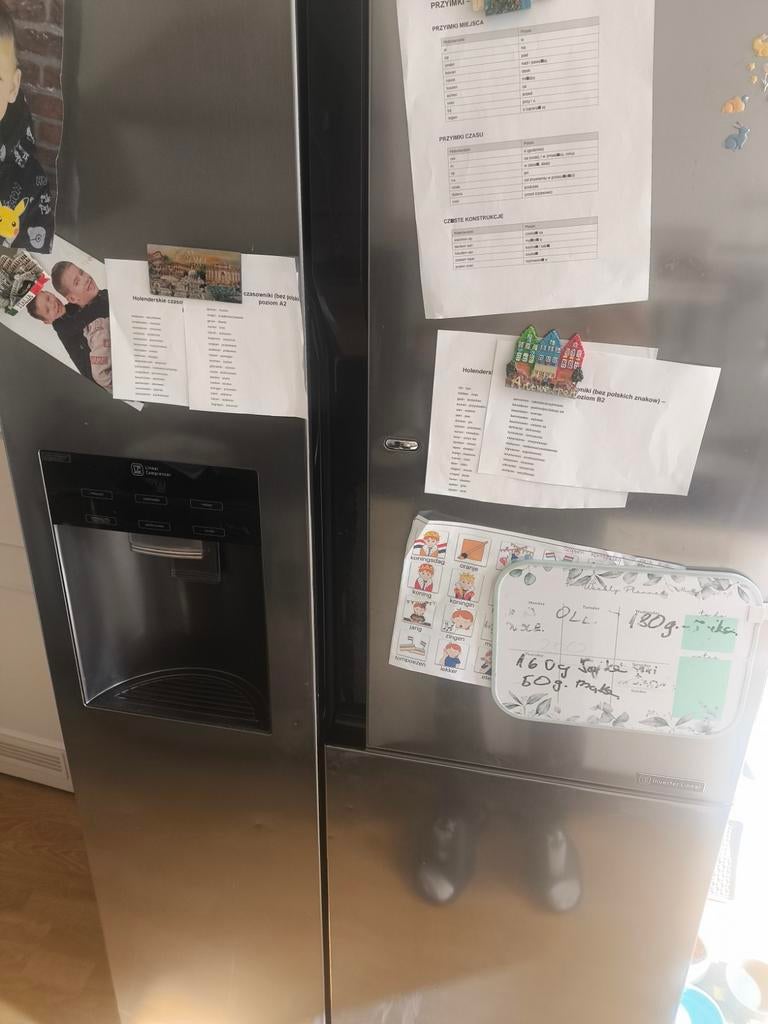 LG GSJ560PZXV Amerikaanse Koelkast - Goede Staat, Witgoed en Apparatuur, Koelkasten en IJskasten, Gebruikt, Met aparte vriezer
