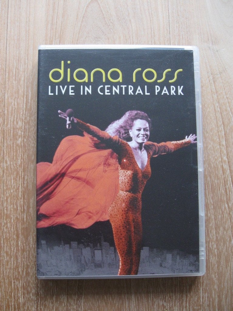 DVD Diana Ross - Live in Central Park, Alle leeftijden, Ophalen of Verzenden, Zo goed als nieuw, Concert
