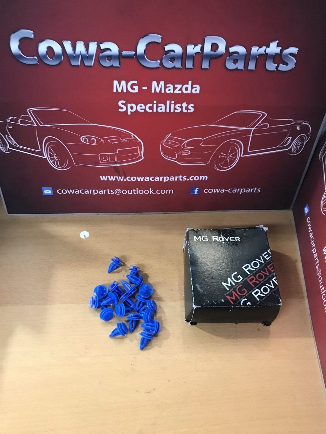 mg f mgf mg tf mgtf deurpaneel clips nieuw (beide kanten), -, Deur, -, Nieuw