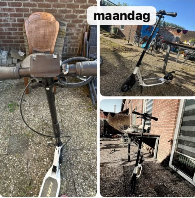Opvouwbare step - Ideaal voor woon-werkverkeer, Fietsen en Brommers, Steps, Ophalen, Gebruikt, Gewone step