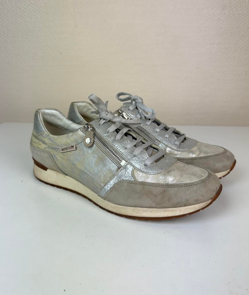 MEPHISTO 40.5 Gouden Leren Gold Leather Sneakers Trainers, Kleding | Heren, Schoenen, Bruin, Ophalen of Verzenden, Sneakers of Gympen