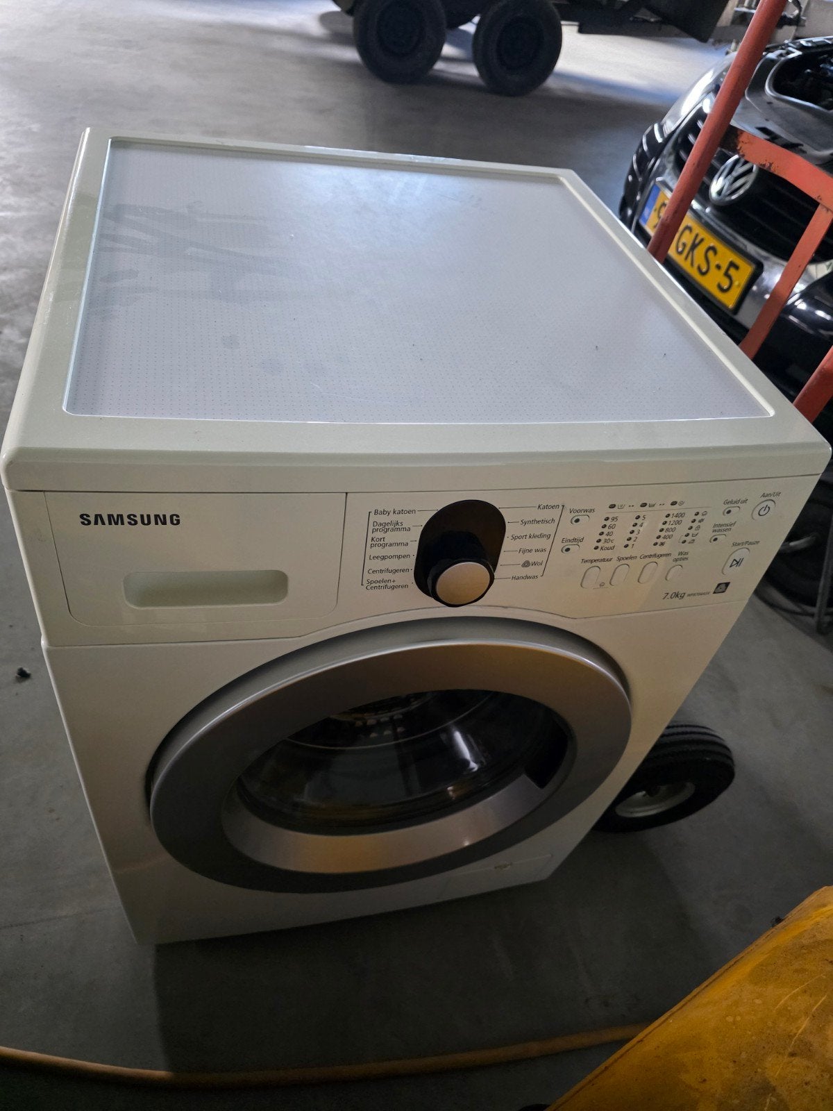 Samsung WF8704ASV Wasmachine - Voorlader, Ophalen, Gebruikt, Voorlader, 85 tot 90 cm