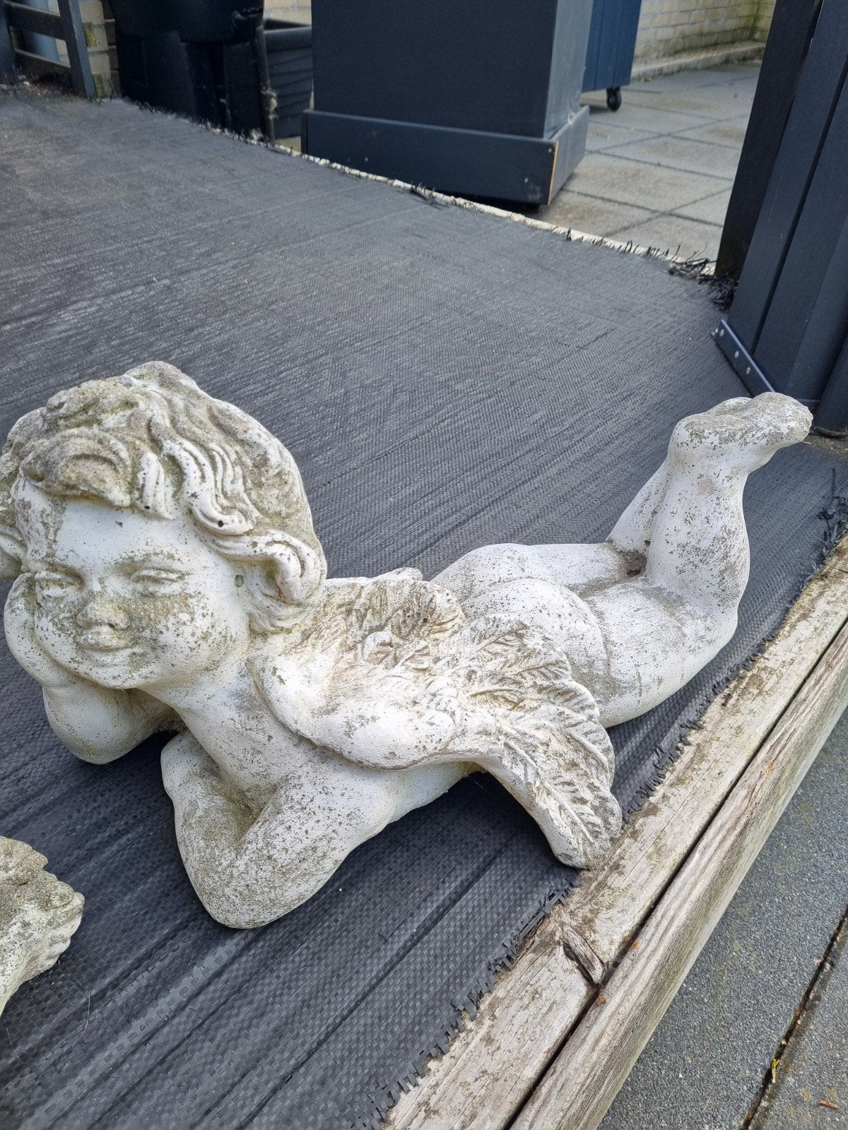Tuinbeeld engel., Ophalen