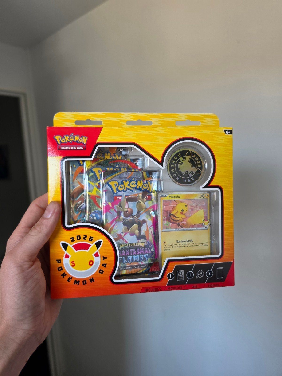 Sealed Pokémon Day 2026 30th Celebration 3-pack blister, Ophalen of Verzenden, Nieuw, Foil
