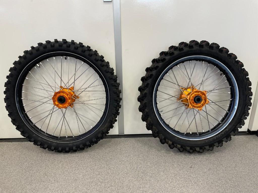A60 Haan Wheels Wielenset Oranje KTM/Husqvarna/Gasgas, Ophalen, Gebruikt, Haan Wheels, Sales@haanwheels.nl