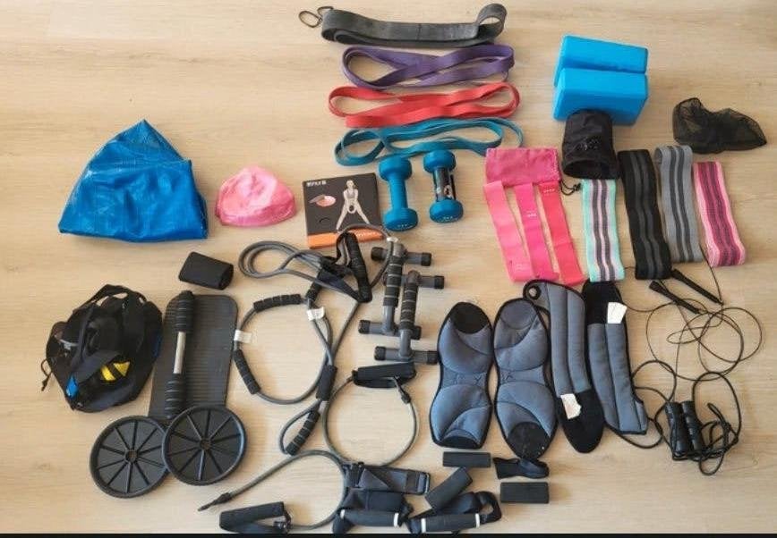 Home Gym Equipment Bundle – Complete Workout Set, Ophalen, Gebruikt, Overige typen