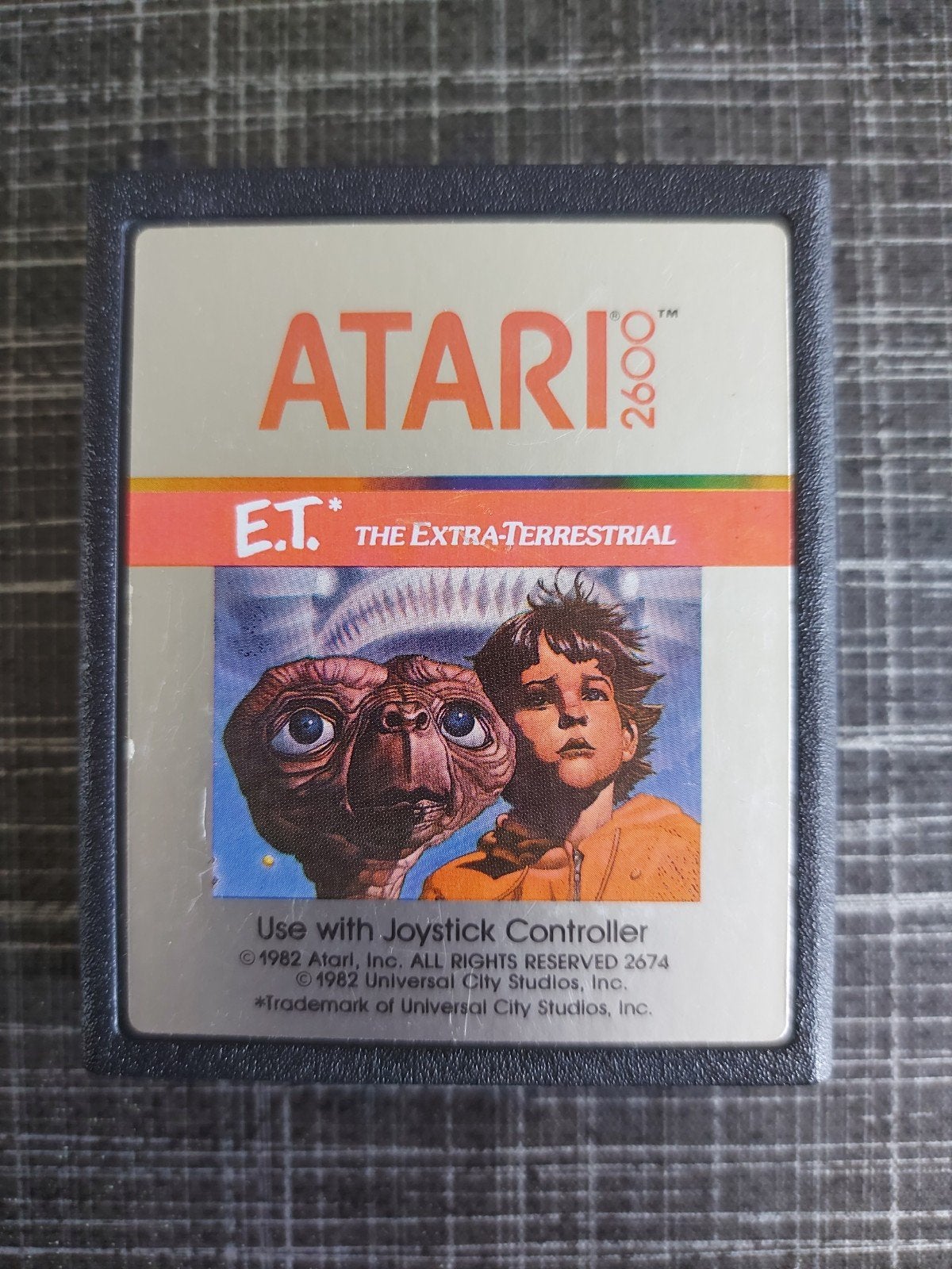 Atari 2600 E.T. The Extra-Terrestrial Game Cartridge, Spelcomputers en Games, Gebruikt, 1 speler, Ophalen of Verzenden, Atari 2600