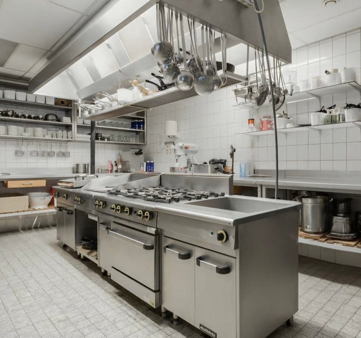Complete horeca keuken (aluminox en afwasstraat), Ophalen, Gebruikt