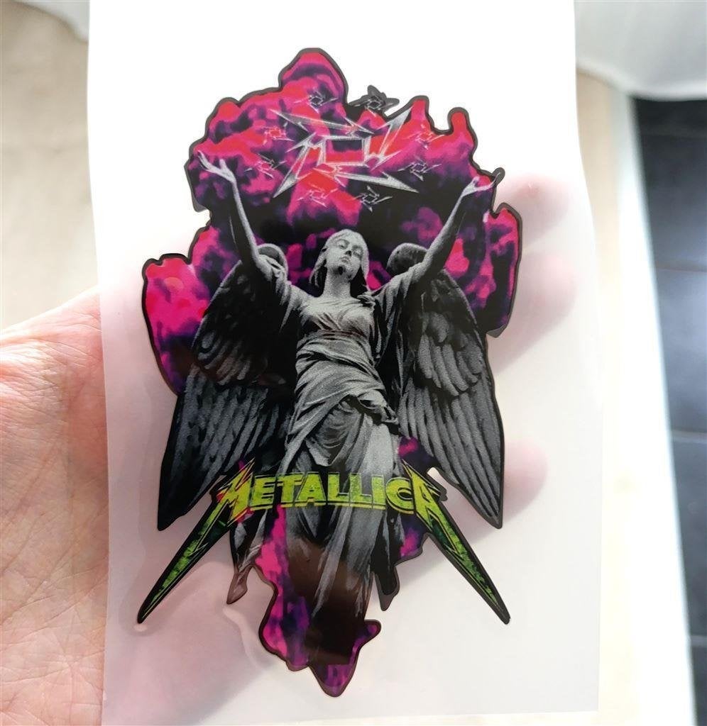Metallica prachtige decal muziek sticker, Verzenden, Nieuw, Poster, Artwork of Schilderij