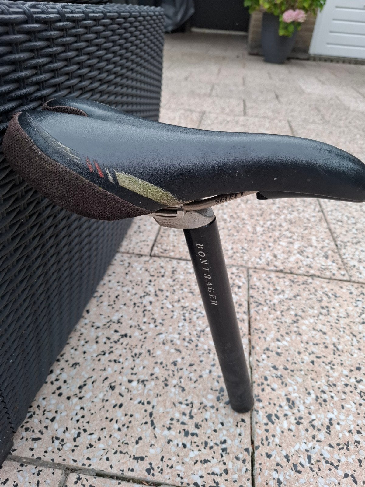 Zadel + Zadelpen Bontrager Mountainbike, Ophalen, Gebruikt, Bontrager