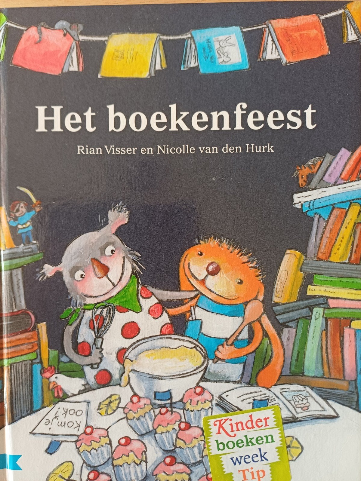 Rian Visser / Nicole vd Hurk- Het boekenfeest, Ophalen of Verzenden, Zo goed als nieuw, Rian Visser