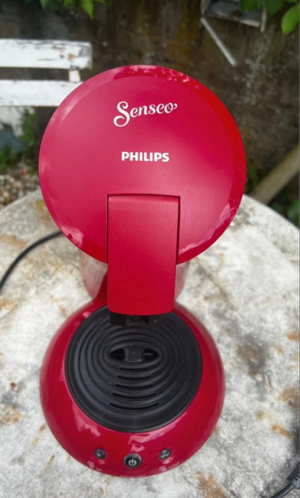 Philips Senseo HD6554 Rood Koffiepadapparaat, Koffiepads en cups, Gebruikt, Koffiemachine, Ophalen of Verzenden
