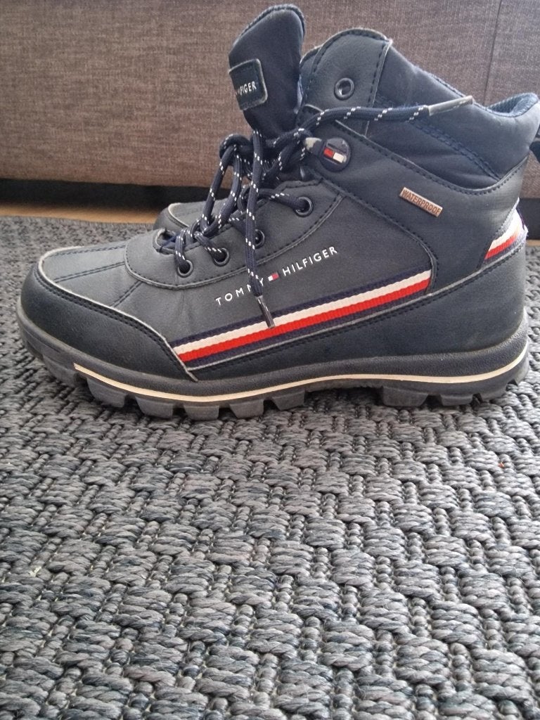 Tommy Hilfiger Kinder Boots - Blauw, Maat 38, Gebruikt, Ophalen of Verzenden, Jongen, Laarzen