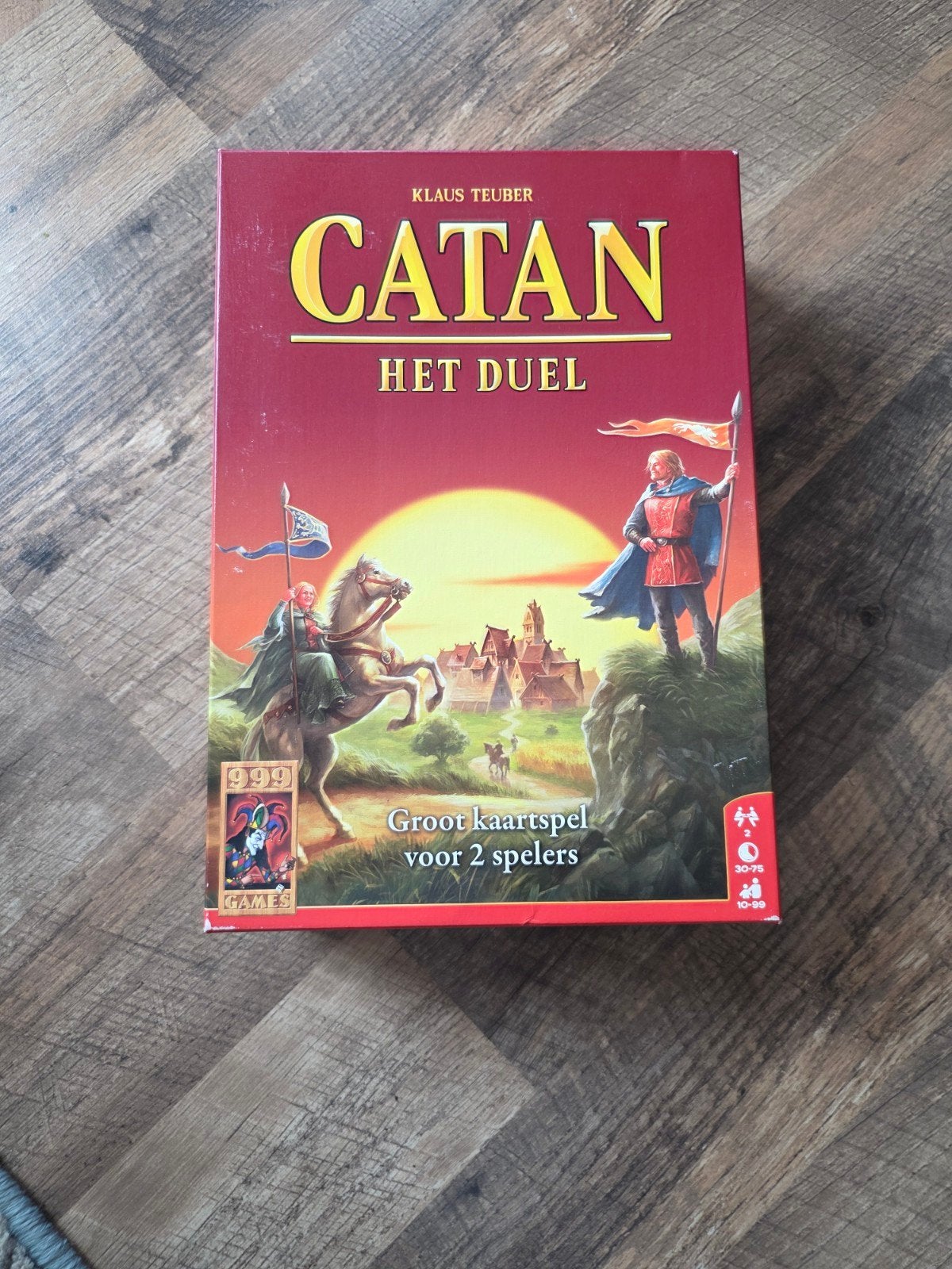 Catan Het Duel (999 Games), Hobby en Vrije tijd, Gezelschapsspellen | Kaartspellen, Een of twee spelers, Ophalen of Verzenden