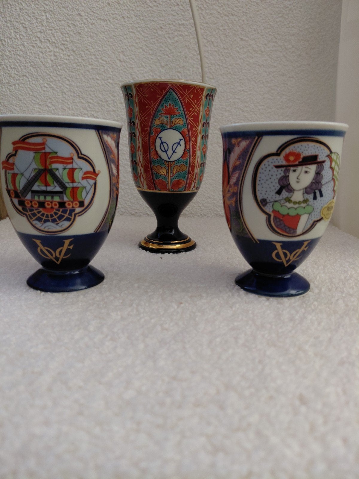 Decoratieve VOC Mokken - Set van 3, Ophalen of Verzenden