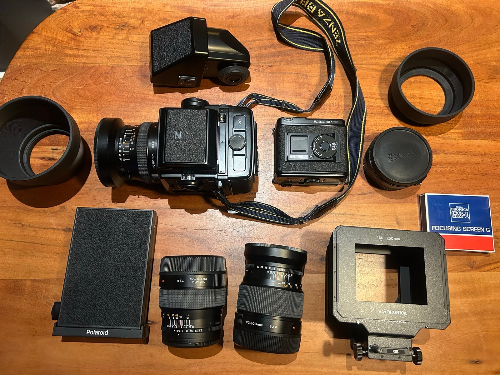 Bronica GS-1 6x7 Middenformaat Camera met Accessoires, Audio, Tv en Foto, Ophalen, Zo goed als nieuw, Spiegelreflex, Overige Merken